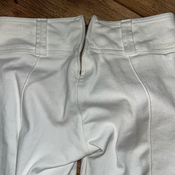 Vintage Tommy Hilfiger Pants Womens 6 White Denim Y2K Low Rise Boot Cut - Picture 11 of 12